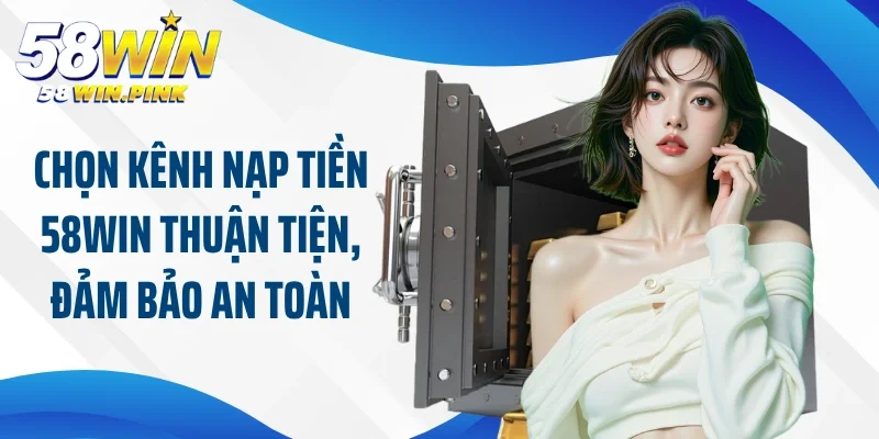 Nạp Tiền 58Win 3 Chọn kênh nạp tiền 58Win thuận tiện, đảm bảo an toàn